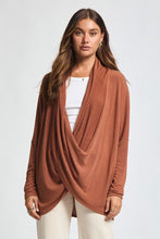 Load image into Gallery viewer, Lisa Waterfall Sweater - Rust *Regular &amp; Curvy*