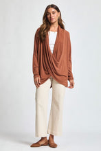 Load image into Gallery viewer, Lisa Waterfall Sweater - Rust *Regular &amp; Curvy*