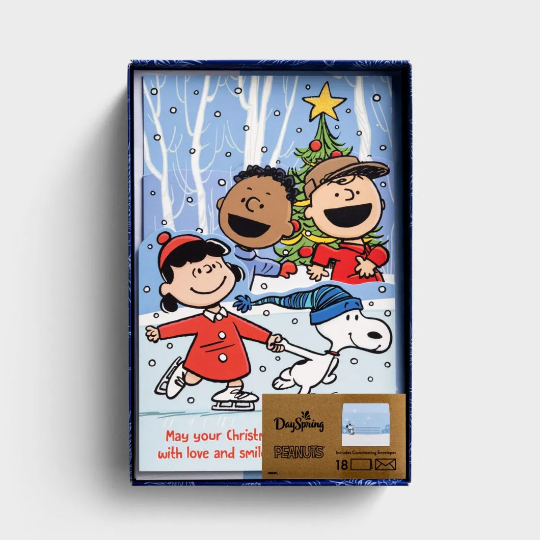 Peanuts Boxed Christmas Card Set - May Your Christmas Shine So Bright