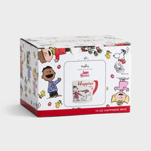 Load image into Gallery viewer, Peanuts: Happiness &amp; Cheer - 14oz Ceramic Mug