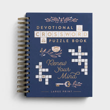 Load image into Gallery viewer, Renew Your Mind Devotional Crossword Puzzle Book