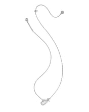 Load image into Gallery viewer, Kendra Scott Golf Silver Short Pendant Necklace in Ivory Mother of Pearl