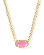 Load image into Gallery viewer, Kendra Scott Elisa Gold Beaded Necklace in Azalea Illusion