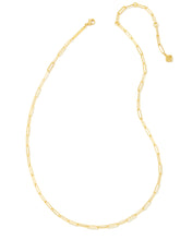 Load image into Gallery viewer, Kendra Scott Courtney Paperclip Necklace in Gold