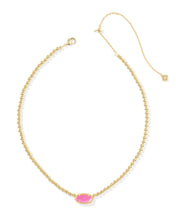 Load image into Gallery viewer, Kendra Scott Elisa Gold Beaded Necklace in Azalea Illusion