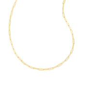 Load image into Gallery viewer, Kendra Scott Courtney Paperclip Necklace in Gold
