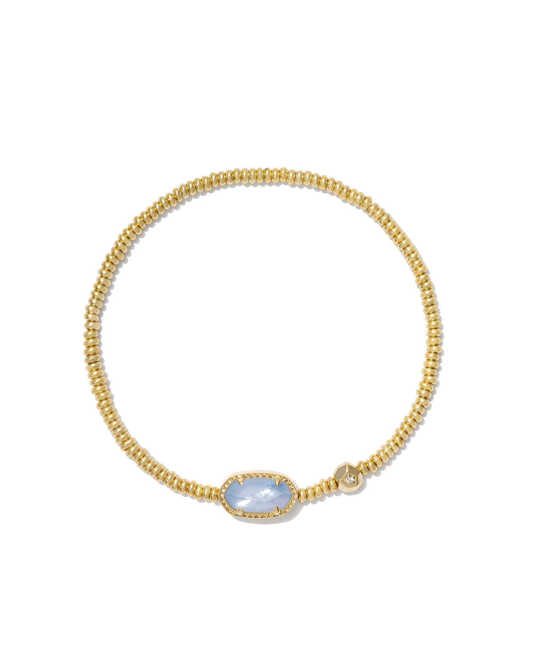 Kendra Scott Grayson Gold Stretch Bracelet in Periwinkle Illusion