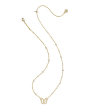 Load image into Gallery viewer, Kendra Scott Cailey Butterfly Gold Short Pendant Necklace in Ivory Mother of Pearl