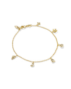 Kendra Scott Halloween Gold Delicate Chain Bracelet in Multi Mix