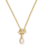 Load image into Gallery viewer, Kendra Scott Mini Elisa Gold Toggle Short Pendant Necklace