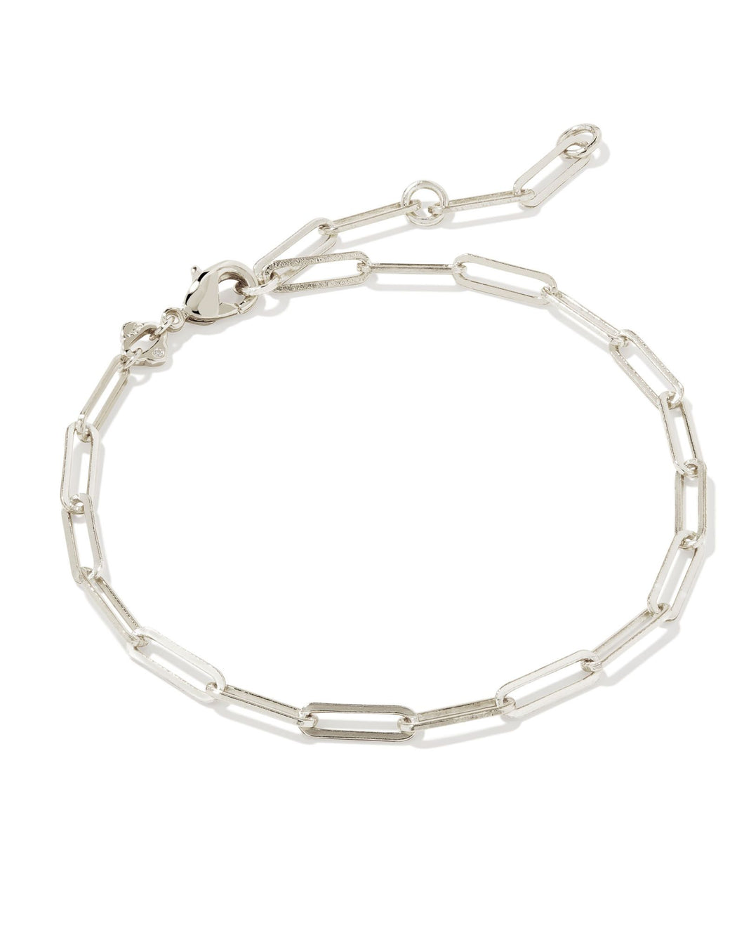 Kendra Scott Courtney Paperclip Bracelet in Silver