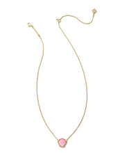 Load image into Gallery viewer, Kendra Scott Brynne Gold Shell Pendant Necklace in Blush Ivory Mother of Pearl