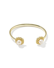 Load image into Gallery viewer, Kendra Scott Gabriella Pearl Cuff Bracelet in Gold