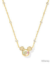 Load image into Gallery viewer, Disney | Kendra Scott Mickey Mouse Short Pendance Necklace in Dichroic Glass