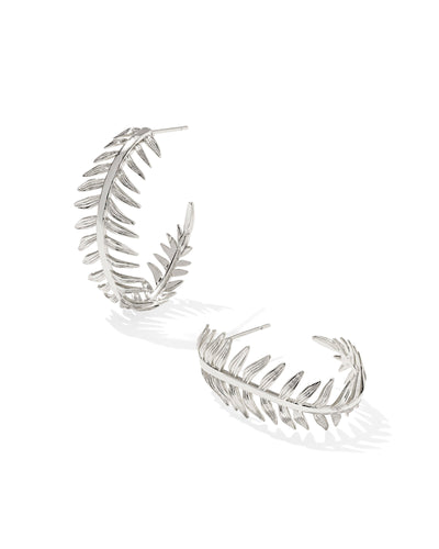 Kendra Scott Kayla Hoop Earrings in Silver