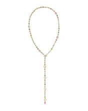 Load image into Gallery viewer, Kendra Scott Mini Elisa and Abbie Gold Strand Necklace in Multi Mix