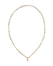 Load image into Gallery viewer, Kendra Scott Mini Elisa and Abbie Gold Strand Necklace in Multi Mix