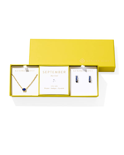 Kendra Scott Cailin Birthstone Gift Set in Blue Crystal