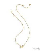 Load image into Gallery viewer, Disney | Kendra Scott Mickey Mouse Short Pendance Necklace in Dichroic Glass