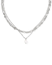 Load image into Gallery viewer, Kendra Scott Ashton Silver Multi Strand Necklace in Freshwater Cultured Pearl