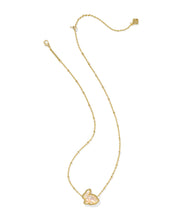 Load image into Gallery viewer, Kendra Scott Bunny Gold Short Pendant Necklace in Taupe Mother-of-Pearl