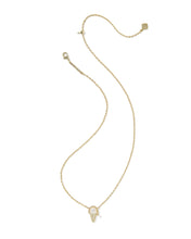 Load image into Gallery viewer, Kendra Scott Ice Cream Gold Short Pendant Necklace in Ivory Mother of Pearl