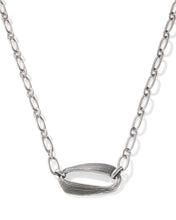 Load image into Gallery viewer, Kendra Scott Kira Short Pendant Necklace in Silver