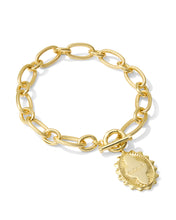 Load image into Gallery viewer, Kendra Scott Mama Link and Chain Bracelet in Gold