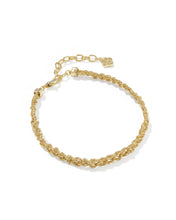 Load image into Gallery viewer, Kendra Scott Gabriella Braid Chain Bracelet in Gold