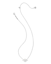 Load image into Gallery viewer, Kendra Scott Abbie Silver Crystal Short Pendant Necklace in Neutral Mix