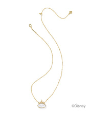 Load image into Gallery viewer, Kendra Scott Disney Elisa Princess Gold Short Pendant Necklace in Ivory Mother of Pearl