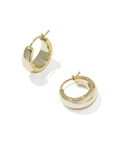 Load image into Gallery viewer, Kendra Scott Gabriella Gabriella Set of 2 Huggie Earrings in Gold