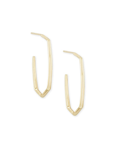 Kendra Scott Ellen Hoop Earrings in 18k Gold Vermeil