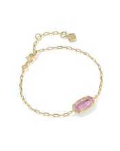 Load image into Gallery viewer, Kendra Scott Elaina Luxe Gold Chain Bracelet in Light Pink