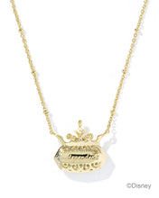 Load image into Gallery viewer, Kendra Scott Disney Elisa Princess Gold Short Pendant Necklace in London Blue Illusion