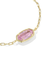 Load image into Gallery viewer, Kendra Scott Elaina Luxe Gold Chain Bracelet in Light Pink