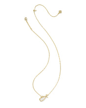 Load image into Gallery viewer, Kendra Scott Golf Gold Short Pendant Necklace in Ivory Mother of Pearl