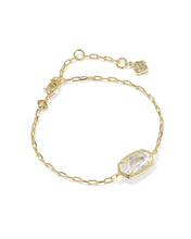 Load image into Gallery viewer, Kendra Scott Elaina Luxe Gold Chain Bracelet in White Crystal