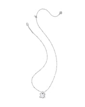 Load image into Gallery viewer, Kendra Scott Ghost Silver Short Pendant Necklace in White Mother of Pearl