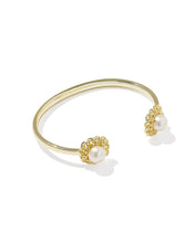 Load image into Gallery viewer, Kendra Scott Gabriella Pearl Cuff Bracelet in Gold
