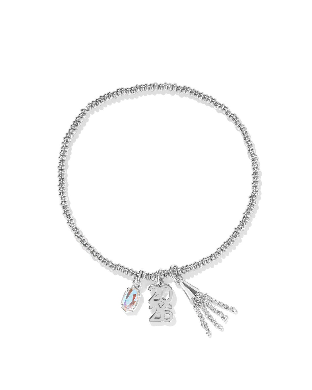 Kendra Scott 2026 Graduation Stretch Bracelet in Silver