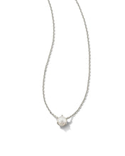Load image into Gallery viewer, Kendra Scott Ashton Pearl Pendant Necklace in Silver