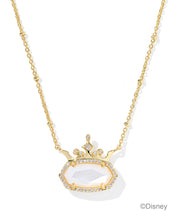 Load image into Gallery viewer, Kendra Scott Disney Elisa Princess Gold Short Pendant Necklace in Ivory Mother of Pearl