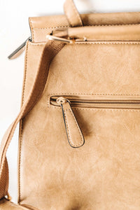 Madison Convertible Backpack - Dusty Blue
