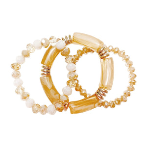 Viv & Lou Tan Lexi Bracelet Stack