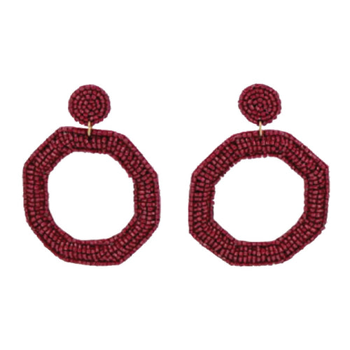 Viv and Lou Garnet Sammi Earrings