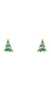 Christmas Tree Stud Earrings