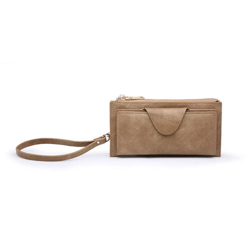 Simple Snap RFID Wallet - Taupe