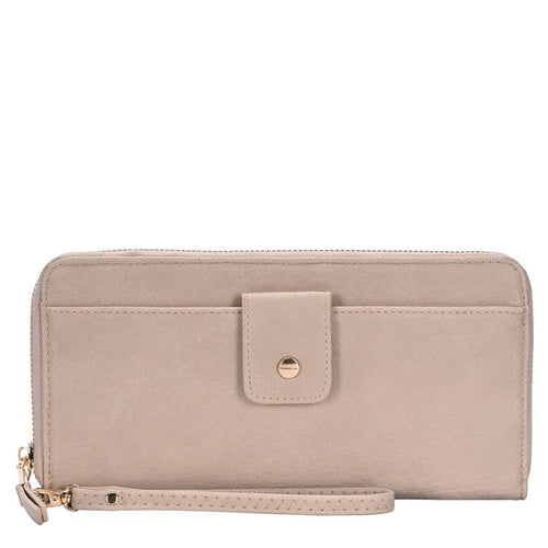 Daily Zip Around Wallet - Light Taupe