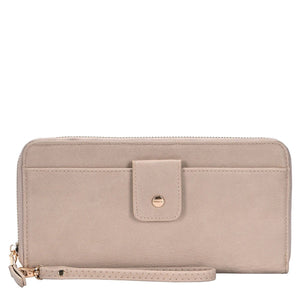Daily Zip Around Wallet - Light Taupe